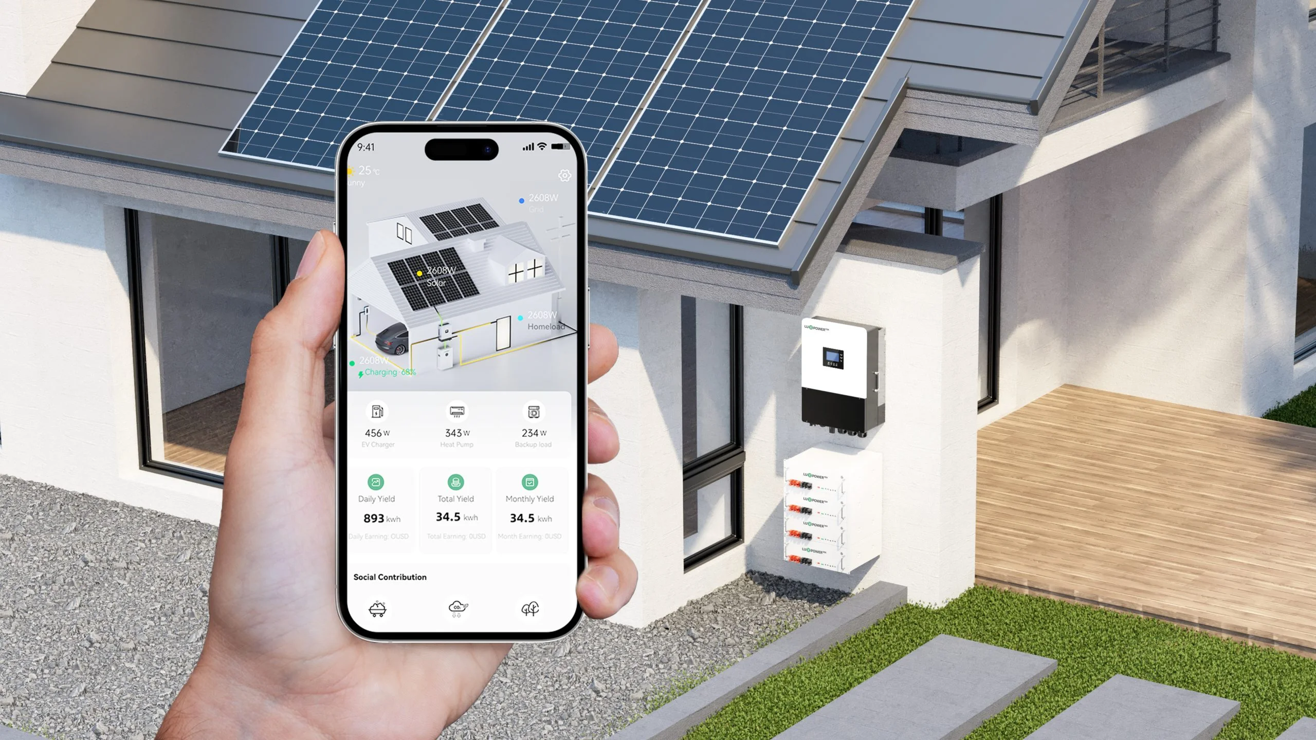 LuxpowerTek Nigeria solar energy project image