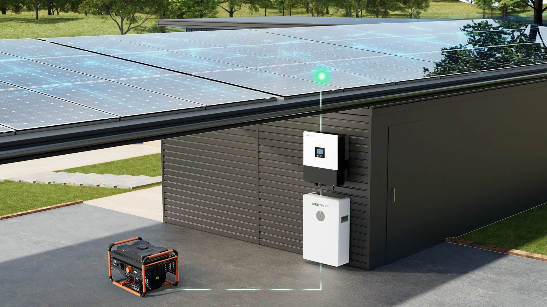 LuxpowerTek Nigeria solar energy project image