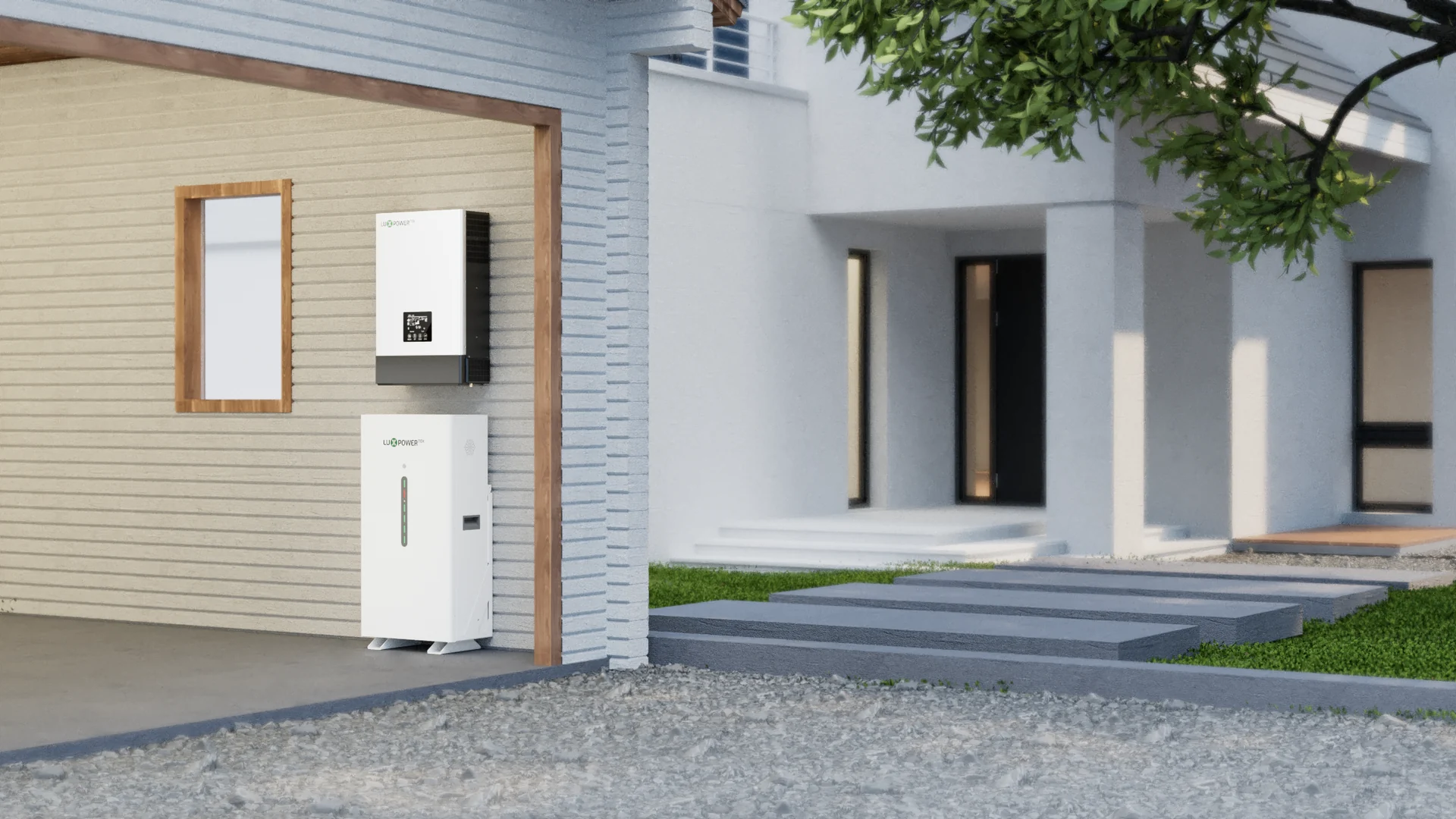 LuxpowerTek SNA inverter and PGEM battery system for blackout protection in Nigeria