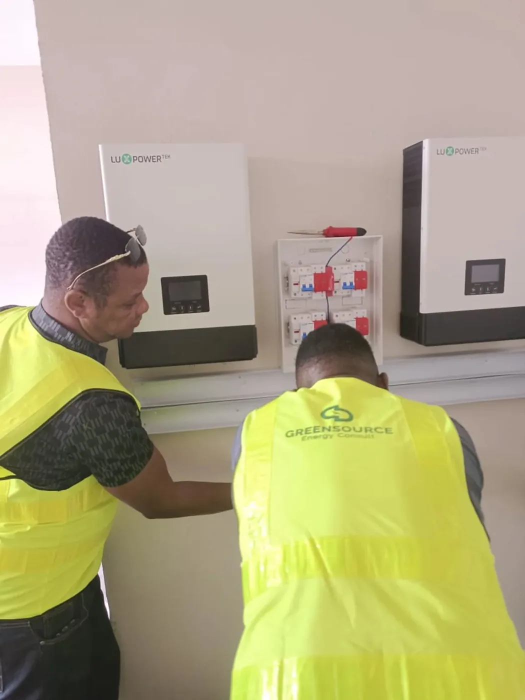 Commercial LuxpowerTek inverter and battery installation in Nigeria