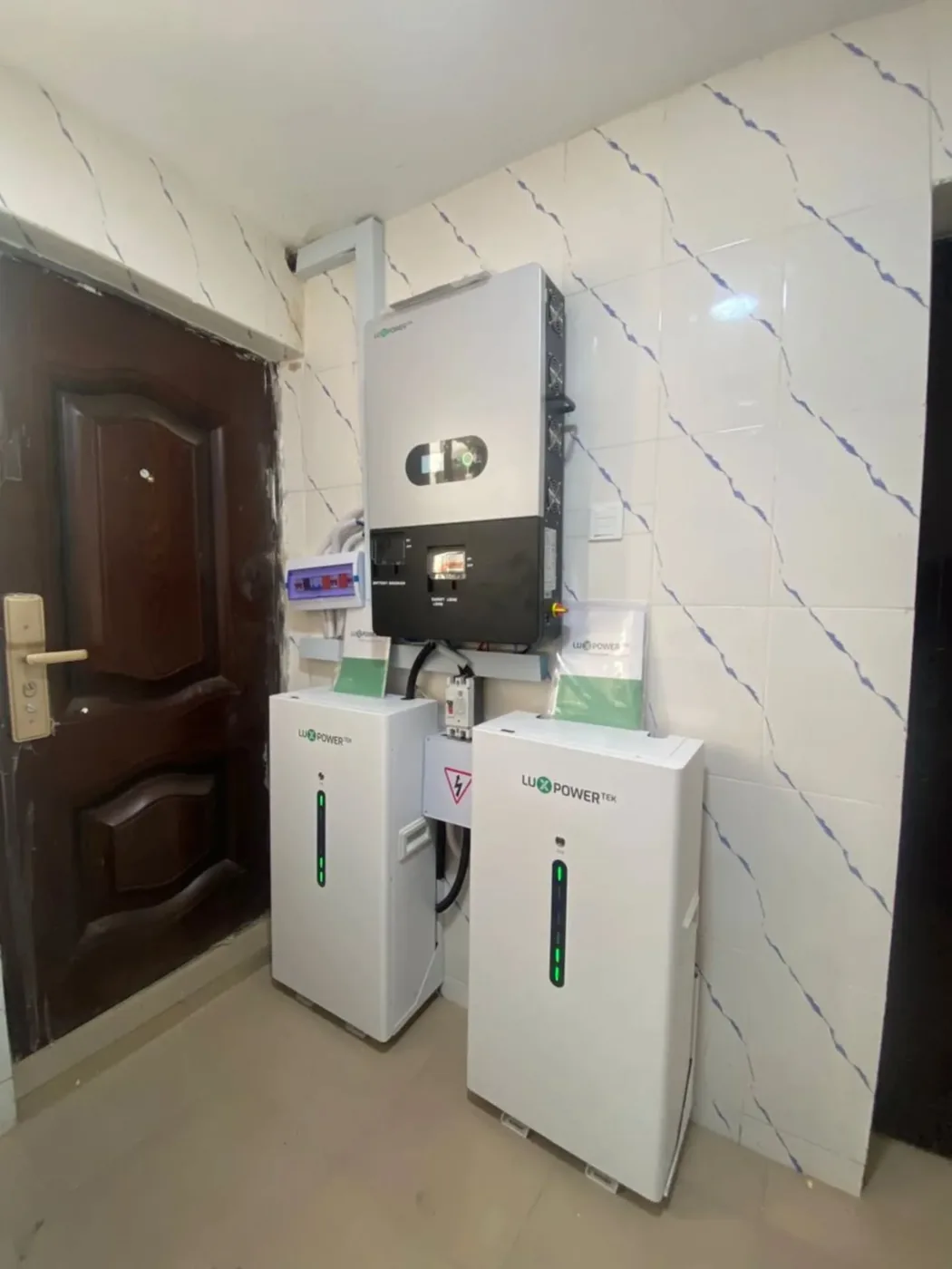 Residential solar backup installation in Bariga Lagos
