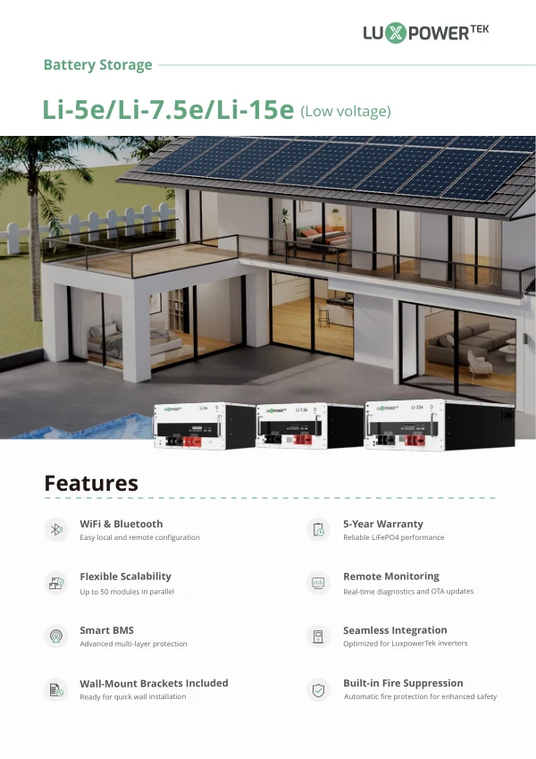 Li-e series datasheet including Li-7.5e