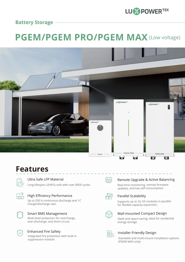 PGEM MAX Datasheet cover